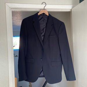 Zara slim fit suit navy blue used about 10 times was bought for a wedding